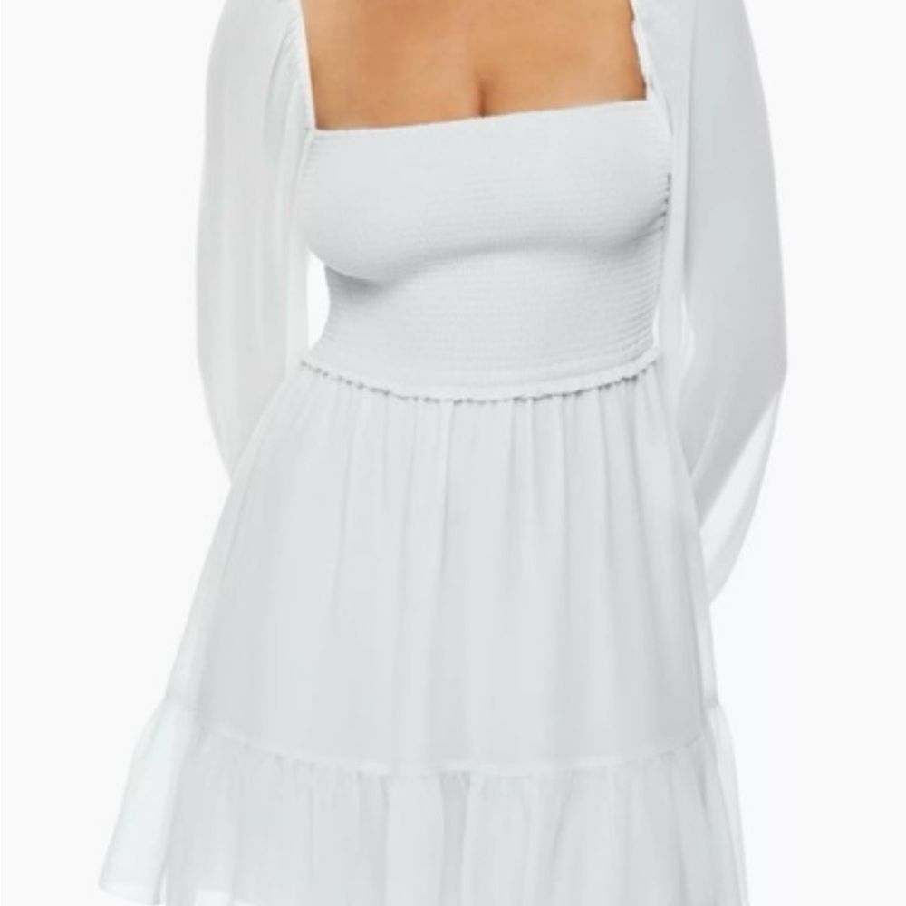 Aritzia Wilfred Tempest Dress in Snowmelt Blue NWT